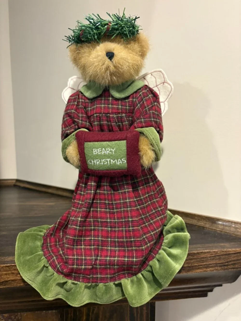 NWT, Vintage, Retired Boyds Bear Tree Topper: Susanna B. Woodsbeary
